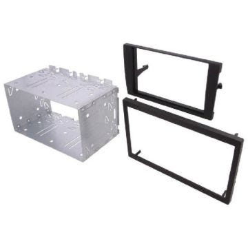 Kit 2DIN Autoradio - ADNAUTO - KI224A - Compatible Audi A4 - Couleur Noir - Année 2006