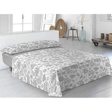 Ensemble de literie - PIERRE CARDIN - Sabanas Lit 105 cm - Coton - Gris
