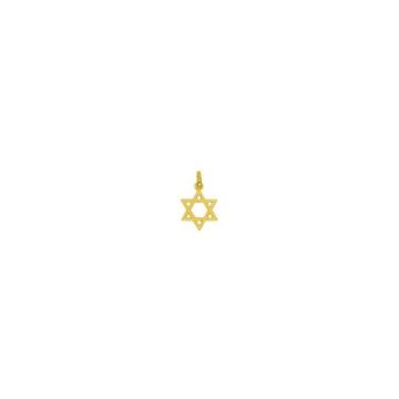 Pendentif Etoile de David - Or jaune 9 carats - Dimensions 20x12mm