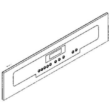 Bandeau verro blanc pour Four DE DIETRICH - Conçu pour DOP350WE11 - Accessoire d'appareil
