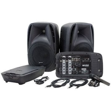 Haut-parleur Gemini Pro Audio ES-210MXBLU 2 voies Bluetooth 150W - Noir