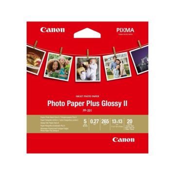 Papier Photo - CANON - 13x13 cm - Blanc - Idéal pour impressions sociales - Qualité supérieure