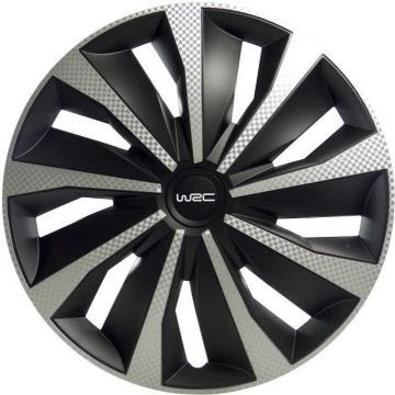 WRC Boîte 4 enjoliveurs 16" Carbon style