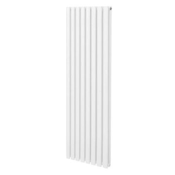 Radiateur à Colonne Ovale Chauffage Vertical Blanc 1600mm x 480mm