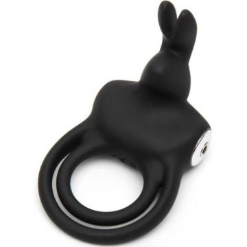 noir heureux cockring rechargeable de lapin