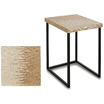 Table d'appoint - GIFT DECOR - S3603660 - Argentée - 47 x 62 x 47 cm - Multicolore