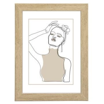 Cadre photo - Copenhague - Chêne - 40x50 cm - Style scandinave moderne