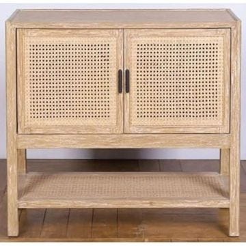 Buffet Bas - HOME ESPRIT - Multicolore - Bois Massif - 90 x 40 x 75 cm - Meuble de Séjour