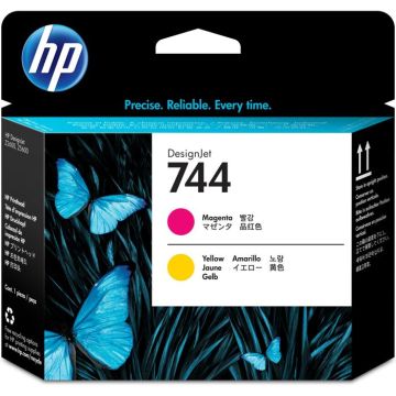 Tête d'impression HP 744 - Jaune, Magenta - pour DesignJet Z2600 PostScript, Z5600 PostScript