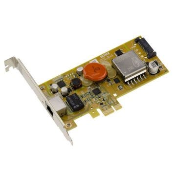 Carte PCIe 1 Port 2.5 Gigabit Ethernet avec fonction Power Over Ethernet PoE+ 30W. Chipset Intel I225 LM