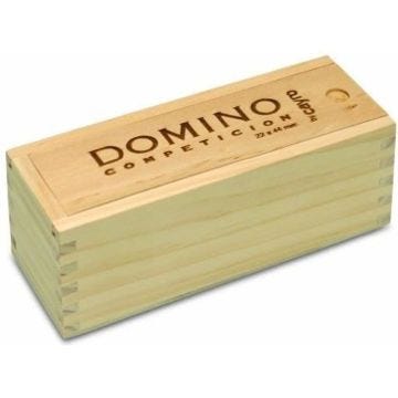 Jeu de plateau - CAYRO - 250 - Domino Compétition - 2 joueurs ou plus - 6 ans et plus - Dimensions 18x6,9x6,8 cm