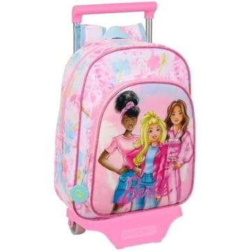 Sac à Dos - SAFTA - Barbie Painterly - Chariot Inclus - Confortable - Polyvalent