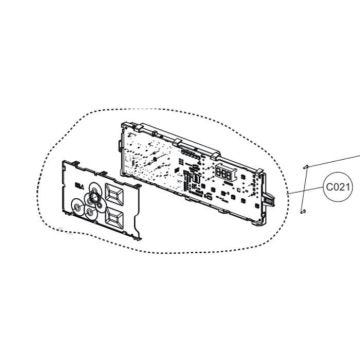 Module de puissance pour Lave-linge BEKO, SABA - Carte électronique repère C021