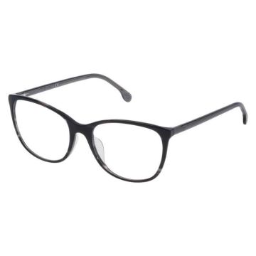 Lozza Vl41675301ex Sunglasses, Shiny Striped Grey, 53 Unisex