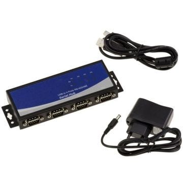 Contrôleur 4 ports série RS422 RS485 industriel sur port USB interface RS-422 et RS-485 par fiche DB9