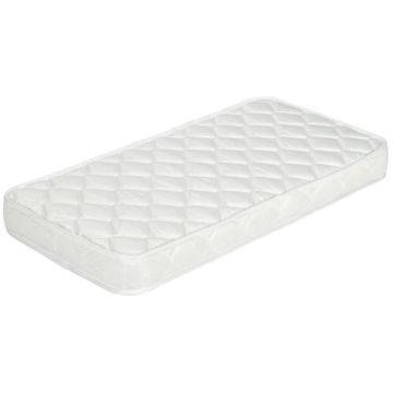 Matelas pour bébé 70x140 cm Hauteur 15,5 cm Hyppoallergénique - anti-acariens - Tissu Coton - Mousse Haute Résilience 33 Kg-m3