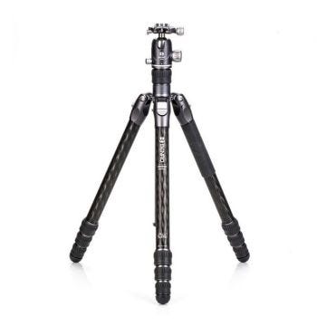 Benro Monopod Rhino Carbon Fibre Three Series with VX30 Ballhead, 4 Leg Sections, Twist Leg Locks, Padded Carrying Case