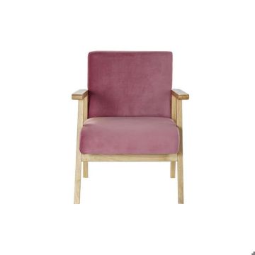Fauteuil en polyester bois MDF DKD Home Decor