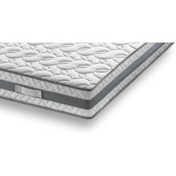 Matelas 70x190 Mémoire de Forme 62 Kg-m3 x 21 cm Très Ferme + Oreiller Visco - 7 Zones de Confort - Noyau Aertech+ 35 Kg-m3 HR Ha
