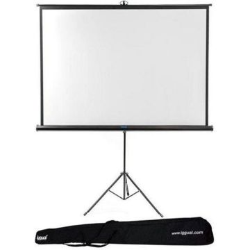 iggual Écran Mur 200 x 200 cm avec Tripode + sac