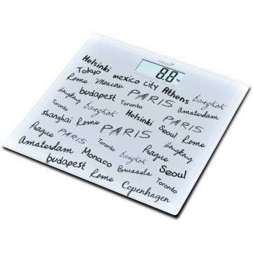 Pèse personne Signature Hws50 - Blanc - HARPER - Electronique - 150 kg - Auto zero et arrêt auto