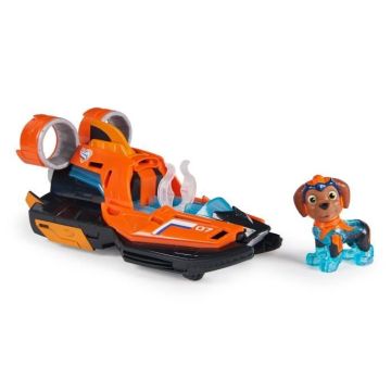 Véhicule + Figurine Zuma La Super Patrouille - Le Film - Paw Patrol - Effets Sonores et Lumineux