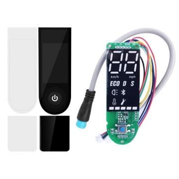 Tableau de Bord pour Xiaomi M365 Pro avec Couvercle de Protection Noir