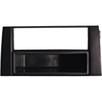 Adaptateur de façade d'autoradio 2x simple DIN Noir Audi A6 Symphony 2002 – 2004