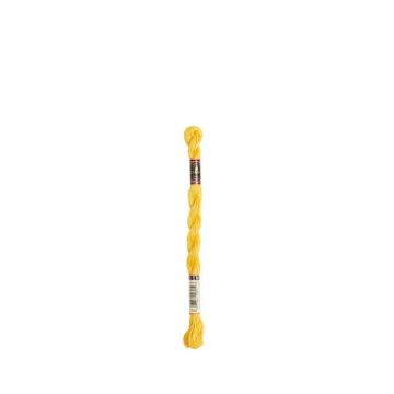 Fil DMC Coton Perlé Médium N5 Col. 743 Orange