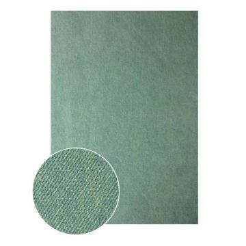 Tissu adhésif A4 - Graines créatives - Denim clair - Bleu vert - 297 x 210 mm