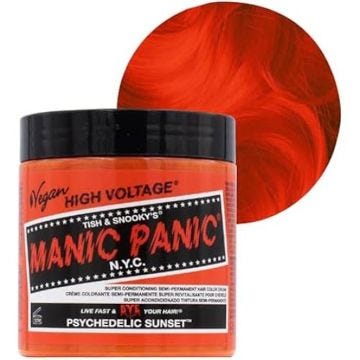 Manic Panic Teinture pour cheveux High Voltage Classic Cream Formula 237 ml (Psychédélique coucher de soleil)