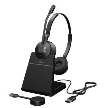 Micro-casque - JABRA - Engage 55 Stereo - DECT sans fil - Noir - Optimisé pour communication unifiée