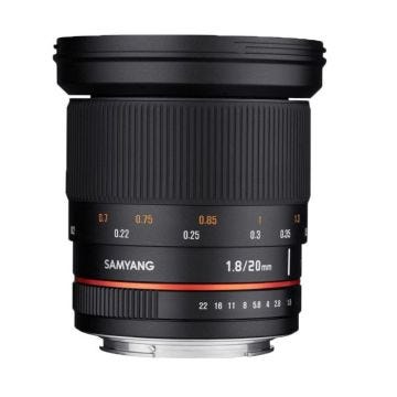 Objectif - Samyang - 20mm F1.8 ED AS UMC - Ouverture F1.8 - Grand angle - Plein format