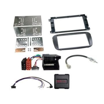 Kit 2-DIN Ford différents véhicules noir SWC/analogique/antenne