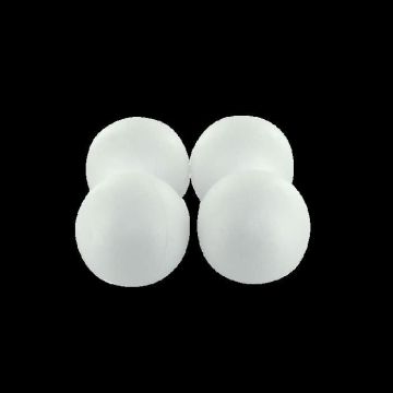 Boules Styropor - Pw International - 50 mm - Sachet de 10 - Matière: Styropor