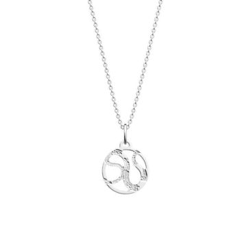 Collier - Les Georgettes - Collier Les Georgettes Reptile argenté 16mm - Couleur de la matière:Blanc Taille/Longueur:50 cm