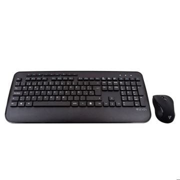 v7 - input devices pro wireless kb mouse combo es full size/palmrest es spanish sp