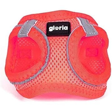 Harnais pour Chien - GLORIA - Trek Star - Réglable - Rose - Taille XXXS (18-20 cm)