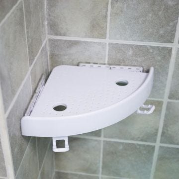Support de rangement d'angle Etagères Salle de bain Shampooing Douche Cuisine Rangement Rack Organisateur
