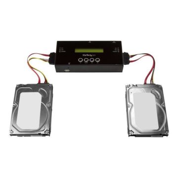 StarTech.com Duplicateur et effaceur autonome 1:1 pour disques durs SATA et SAS de 2,5"-3,5" Solid state - duplicateur de disque…