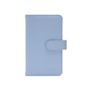 Album photo - Instax - Mini album photo 108 - Bleu pastel - Compact - Polyuréthane