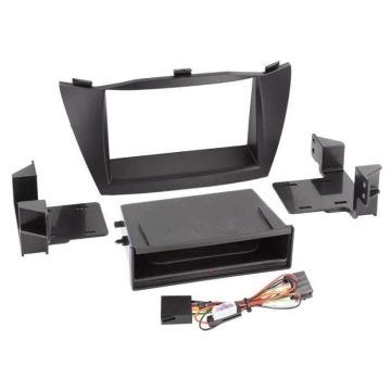 Adaptateur de façade 2-DIN Inbay® pour Hyundai IX35 2010 > noir