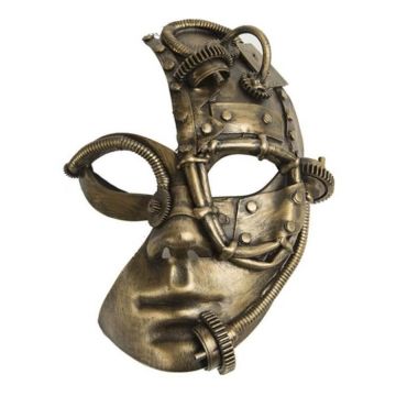 Masque de Steampunk Mi-face - Disfrazzes - Taille unique - Multicolore