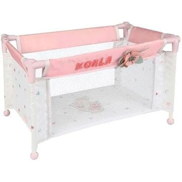 Berceau de Voyage - DE CUEVAS TOYS - Koala - Blanc et Rose