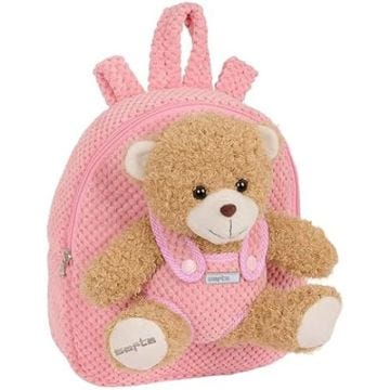 Safta - Sac à dos préscolaire avec ours, sac à dos, facile à nettoyer, idéal pour les enfants, confortable et polyvalent, qualité