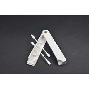 Duo de coton tige réutilisable beige