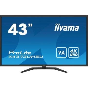 Ecran PC - IIYAMA - X4373UHSU-B1 - 43" VA LED 4K 3840 x 2160 - 3ms - 60Hz - 2 x HDMI 1 x DP 1x mini DP