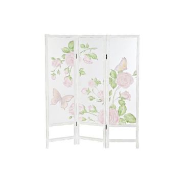 paravent bois nylon (150 x 2,5 x 180 cm)