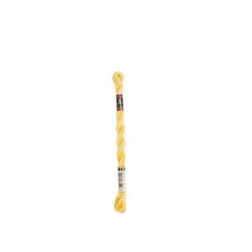 Fil DMC Coton Perlé Médium N5 Col. 744 Jaune
