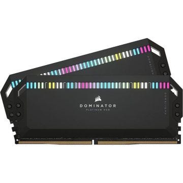 Corsair Dominator Platinum DDR5 RGB 64 Go (2 x 32 Go) 6400 MHz CL32 - Kit Dual Channel 2 barrettes de RAM DDR5 PC5-51200 - CMT64GX5M